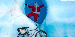 Fat Tire Santa Puzzle