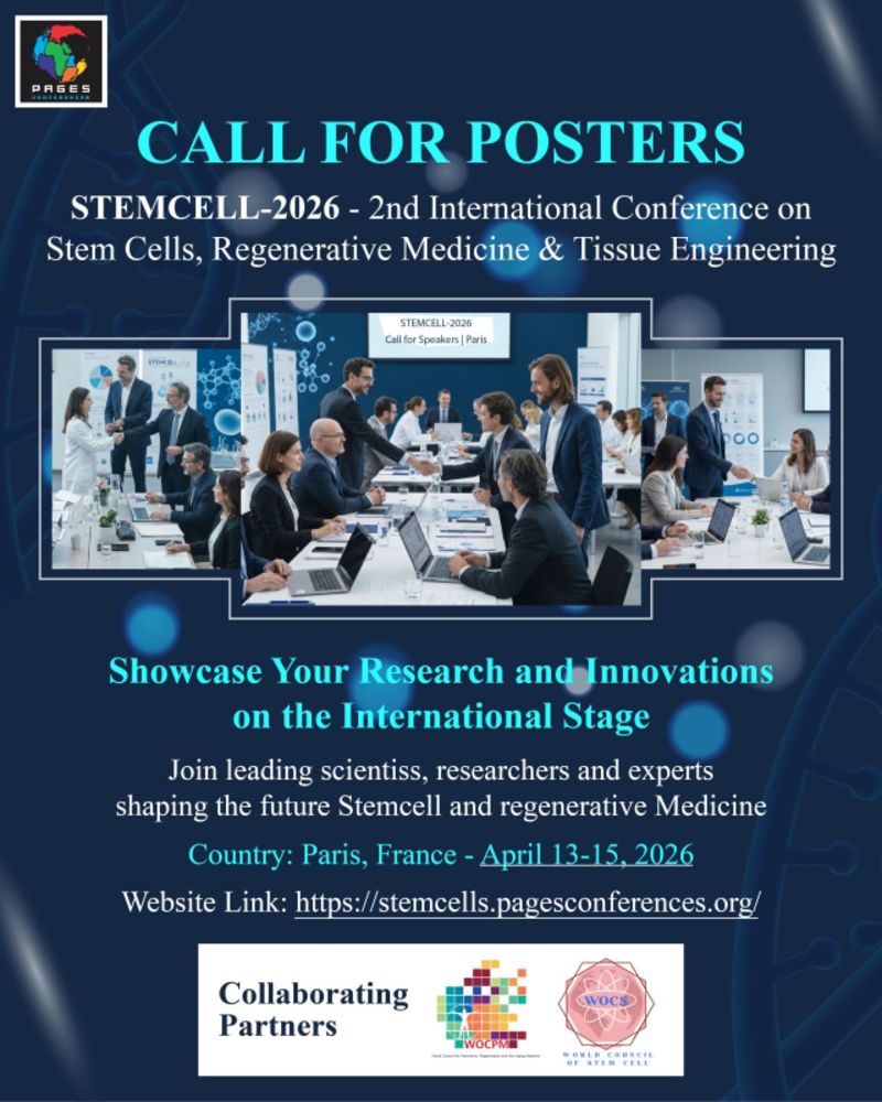A group of professionals in a conference room, engaging in discussions and presentations at the STEMCELL-2026 conference in Mat-Su, Alaska